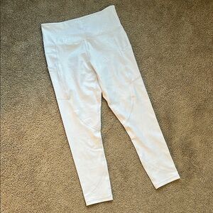 ZYIA White High-Waisted Leggings